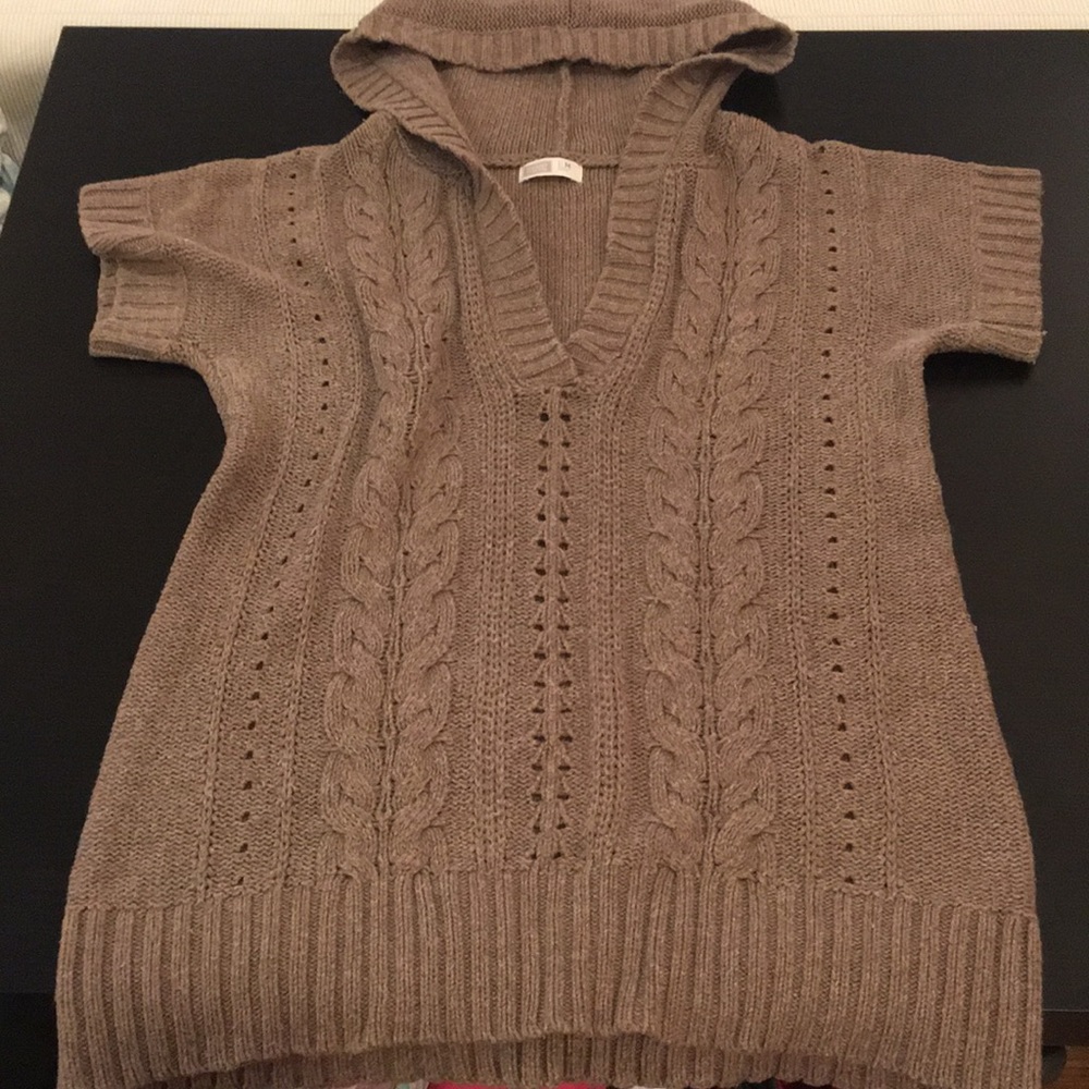 Hooded Maternity Sweater